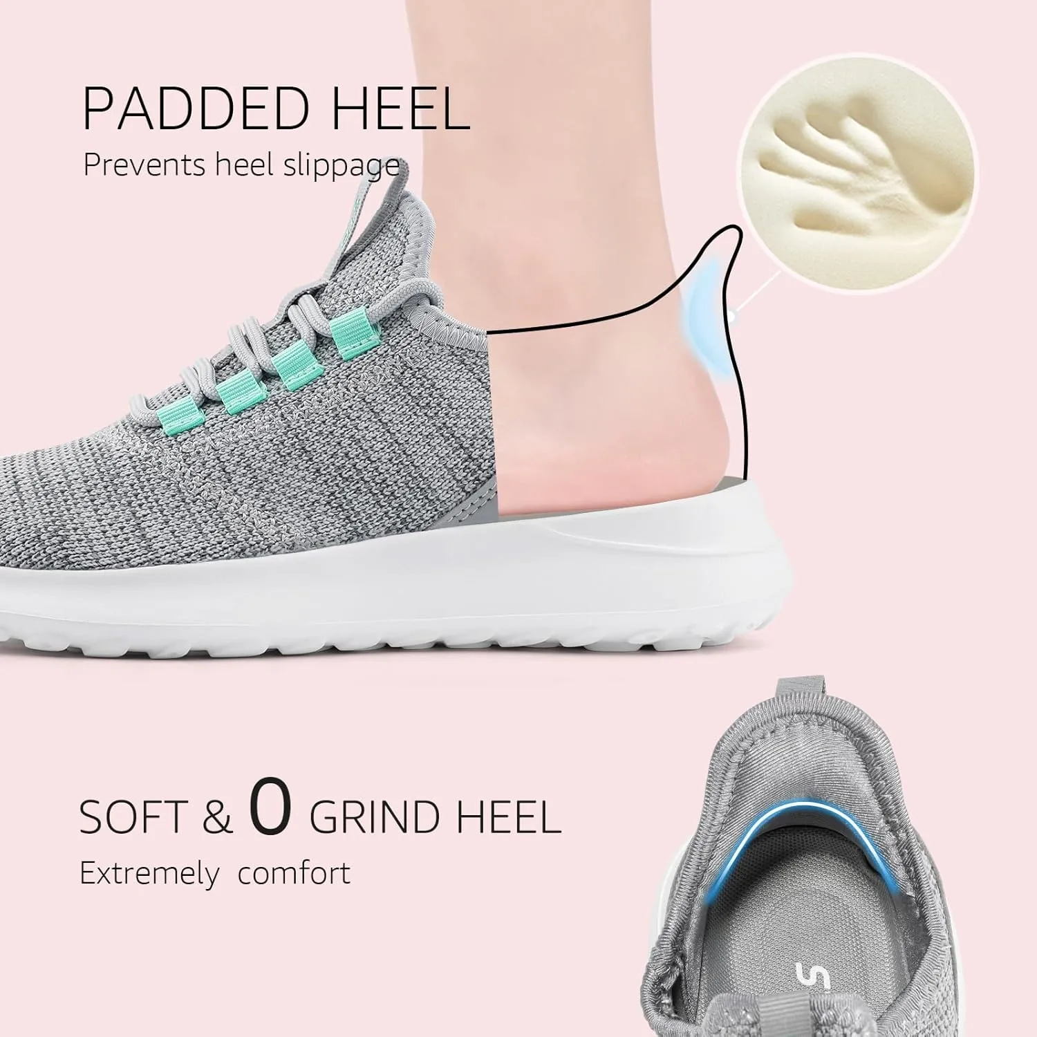 STQ Womens Slip On Sneakers Tennis Walking Orthopedic Shoes Breathable Athletic Gym Workout Cross Training Sneakers