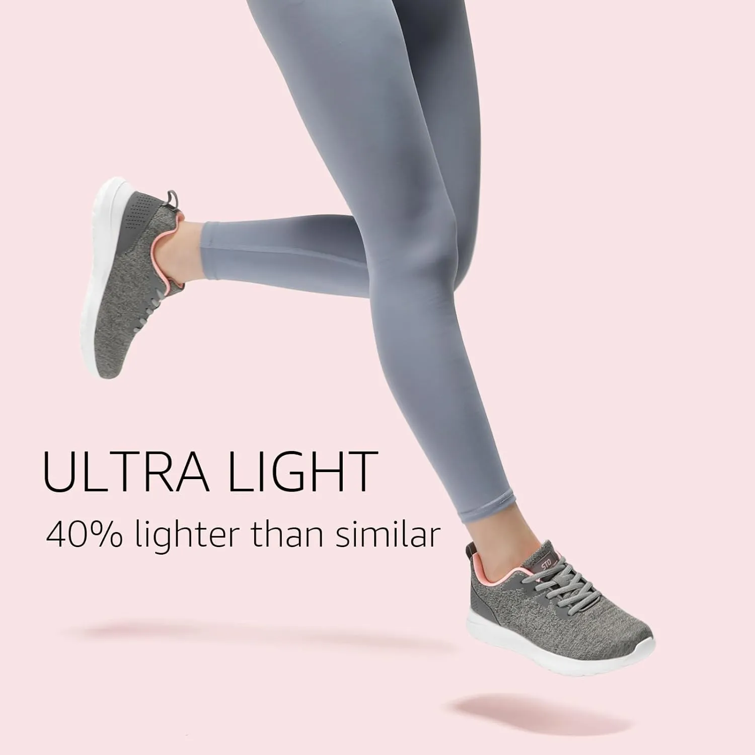 STQ Womens Water Resistant Walking Shoes with Arch Support Athletic Tennis Sneakers