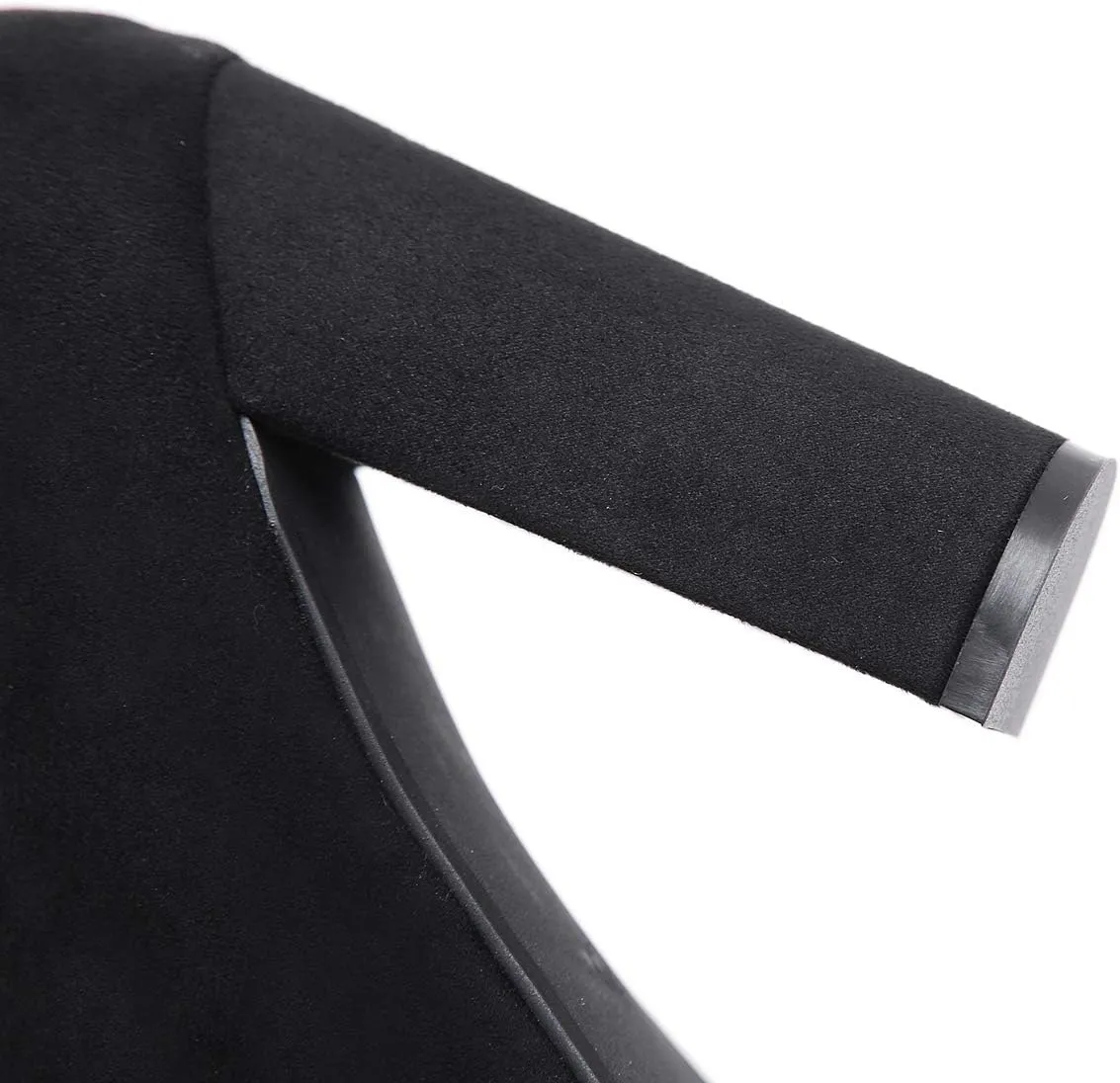 STUPMARY Women's Boots Chunky Heels Pointed Toe Ankle Bootie High Heeled Winter Boots