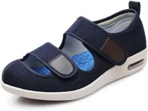 Summer Men's Adjustable Shoes Arthritis Edema Treatment Diabetic Shoes, Lightweight Casual Sneakers, Machine Washable Lightweight Forindoor, Outdoor, Assisted Living