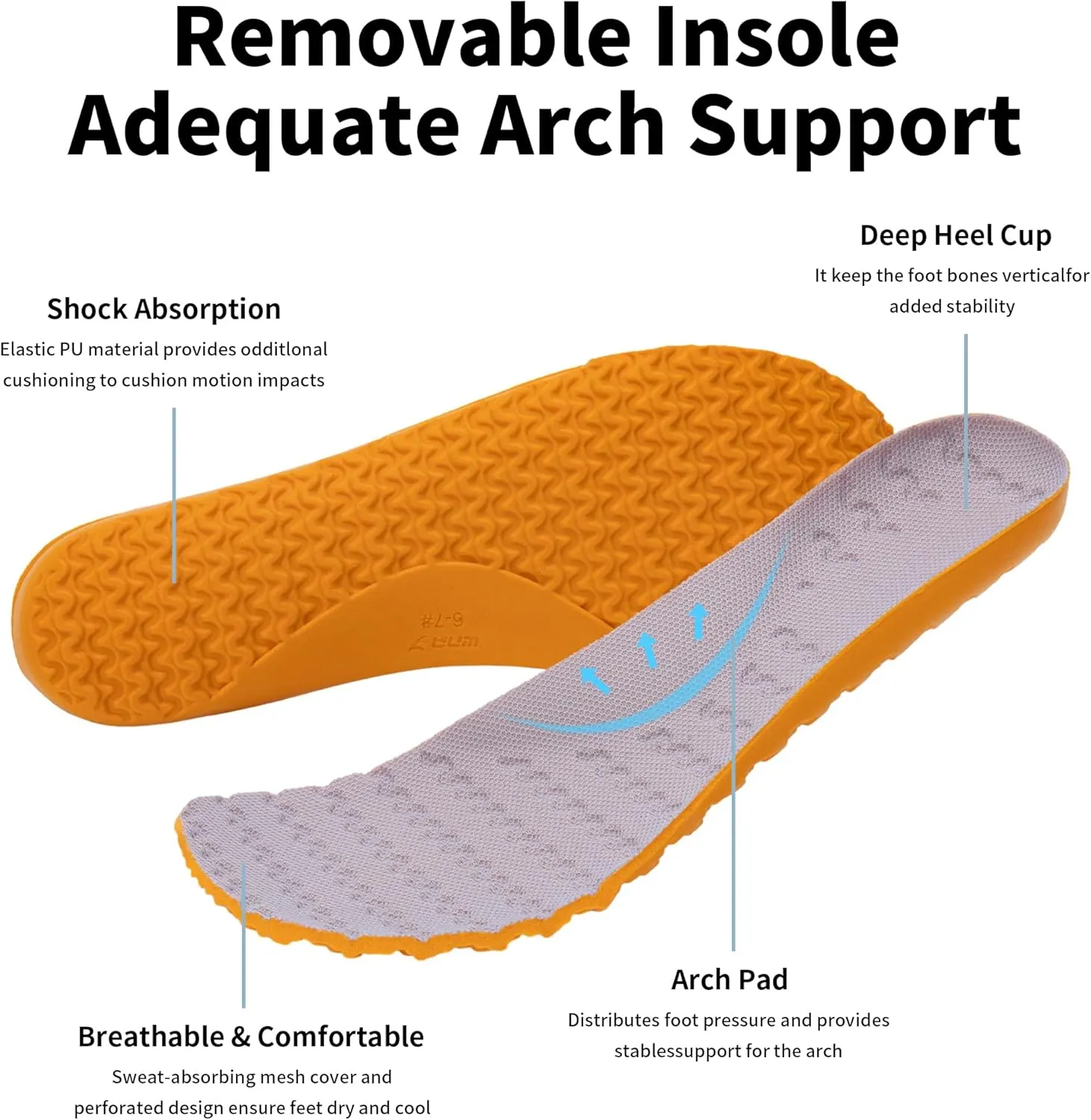 SURRAY Women Wide Toe Box Walking Shoes with Arch Support Tennis Running Sneakers Extra Wide Width Woman Shoe for Plantar Fasciitis Flat Foot Heel Pain Relief US Size 6-11