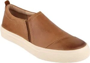 Taos Twin Gore Lux Slip-On Sneakers - Luxe Leather Slip Ons with Curves & Pods Removable Footbed with Arch Support and Metatarsal Support for All Day Comfort and Style