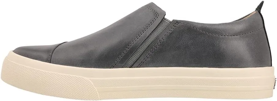 Taos Twin Gore Lux Slip-On Sneakers - Luxe Leather Slip Ons with Curves & Pods Removable Footbed with Arch Support and Metatarsal Support for All Day Comfort and Style