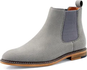 Temeshu Men's Chelsea Boots Casual Dress Boots Ankle Slip On Boots for Men MS25