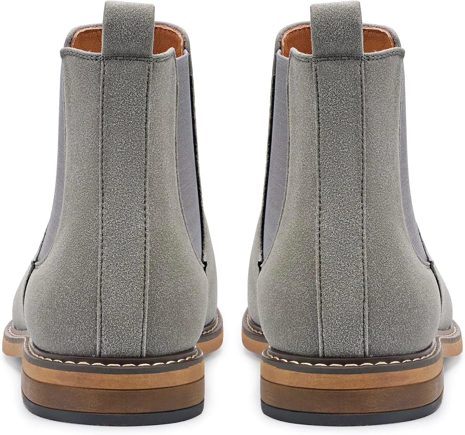 Temeshu Men's Chelsea Boots Casual Dress Boots Ankle Slip On Boots for Men MS25