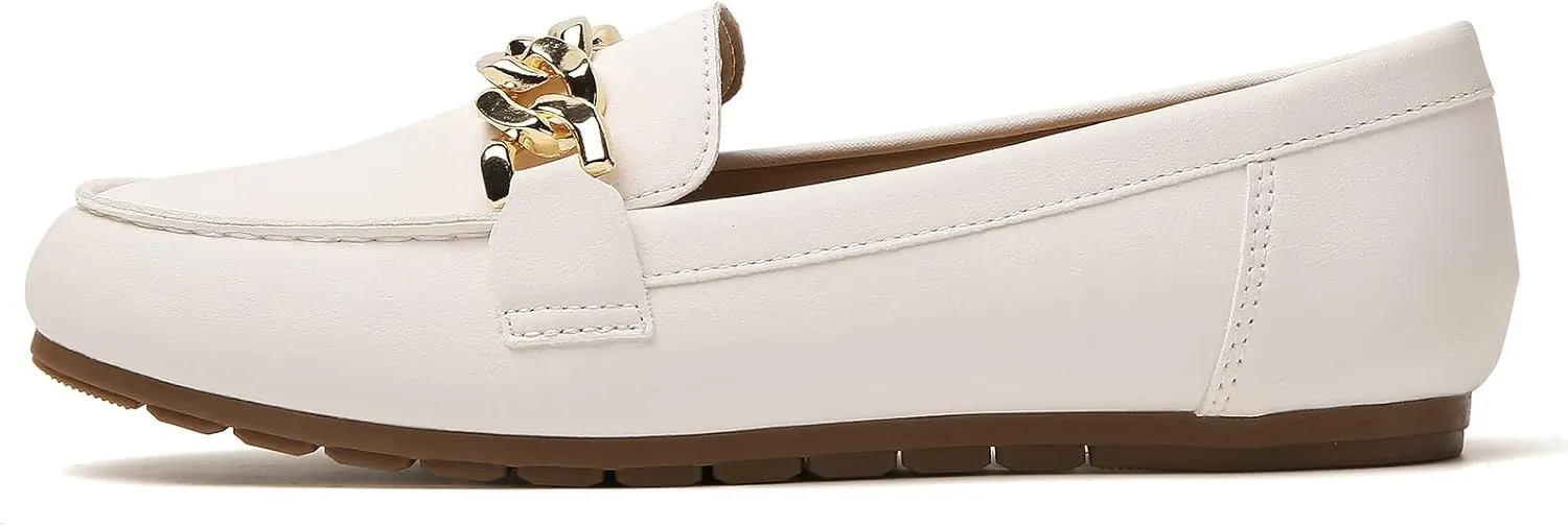 Tilocow Loafers for Women Comfortable Flat Casual Slip On Shoes Leisure Bussiness Work Ladies Shoes Lightweight Walking Flats with Arch Support
