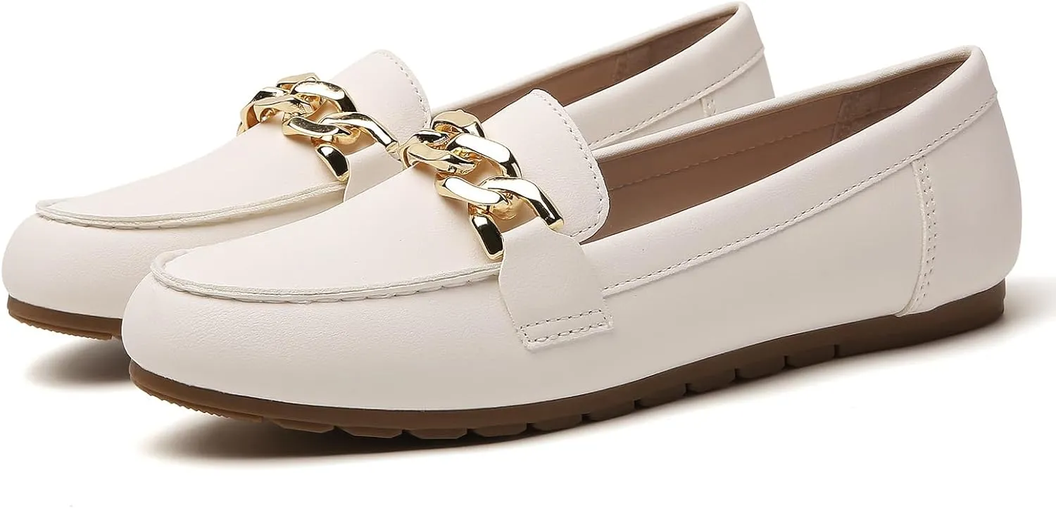 Tilocow Loafers for Women Comfortable Flat Casual Slip On Shoes Leisure Bussiness Work Ladies Shoes Lightweight Walking Flats with Arch Support