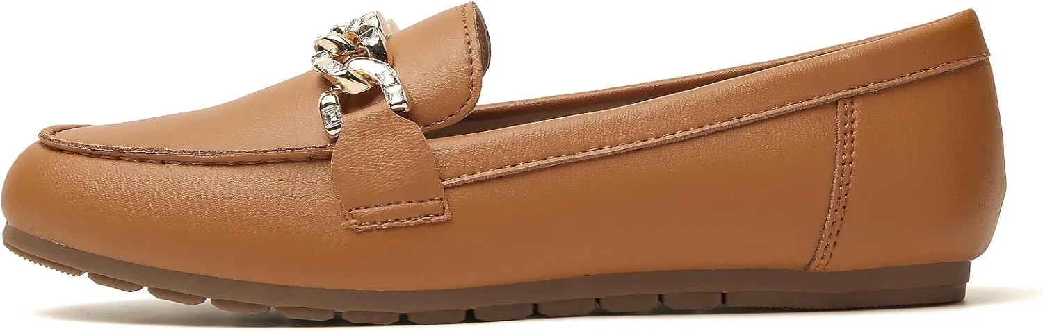 Tilocow Loafers for Women Comfortable Flat Casual Slip On Shoes Leisure Bussiness Work Ladies Shoes Lightweight Walking Flats with Arch Support