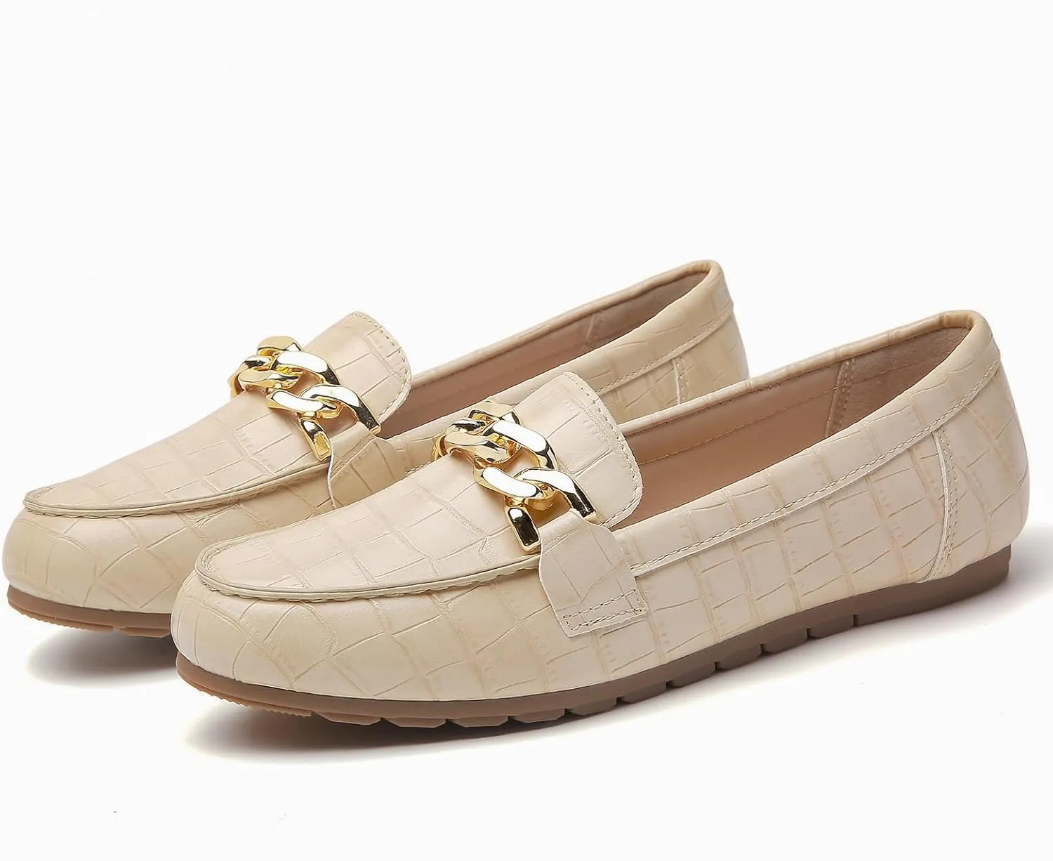 Tilocow Loafers for Women Comfortable Flat Casual Slip On Shoes Leisure Bussiness Work Ladies Shoes Lightweight Walking Flats with Arch Support