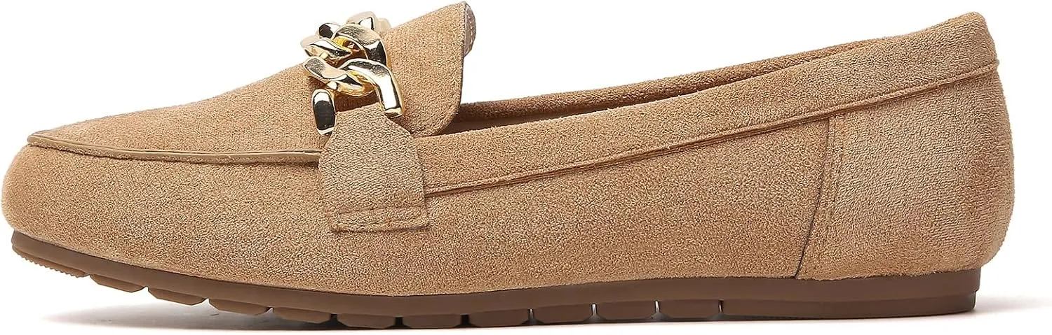 Tilocow Loafers for Women Comfortable Flat Casual Slip On Shoes Leisure Bussiness Work Ladies Shoes Lightweight Walking Flats with Arch Support