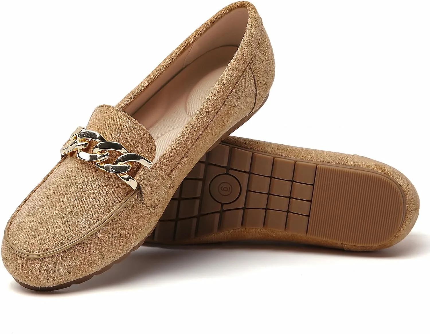 Tilocow Loafers for Women Comfortable Flat Casual Slip On Shoes Leisure Bussiness Work Ladies Shoes Lightweight Walking Flats with Arch Support
