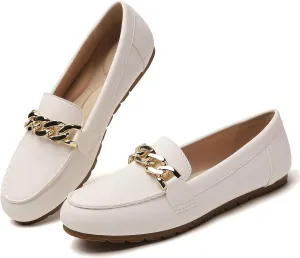 Tilocow Loafers for Women Comfortable Flat Casual Slip On Shoes Leisure Bussiness Work Ladies Shoes Lightweight Walking Flats with Arch Support