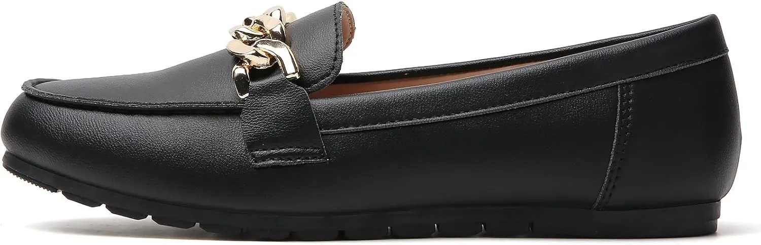 Tilocow Loafers for Women Comfortable Flat Casual Slip On Shoes Leisure Bussiness Work Ladies Shoes Lightweight Walking Flats with Arch Support