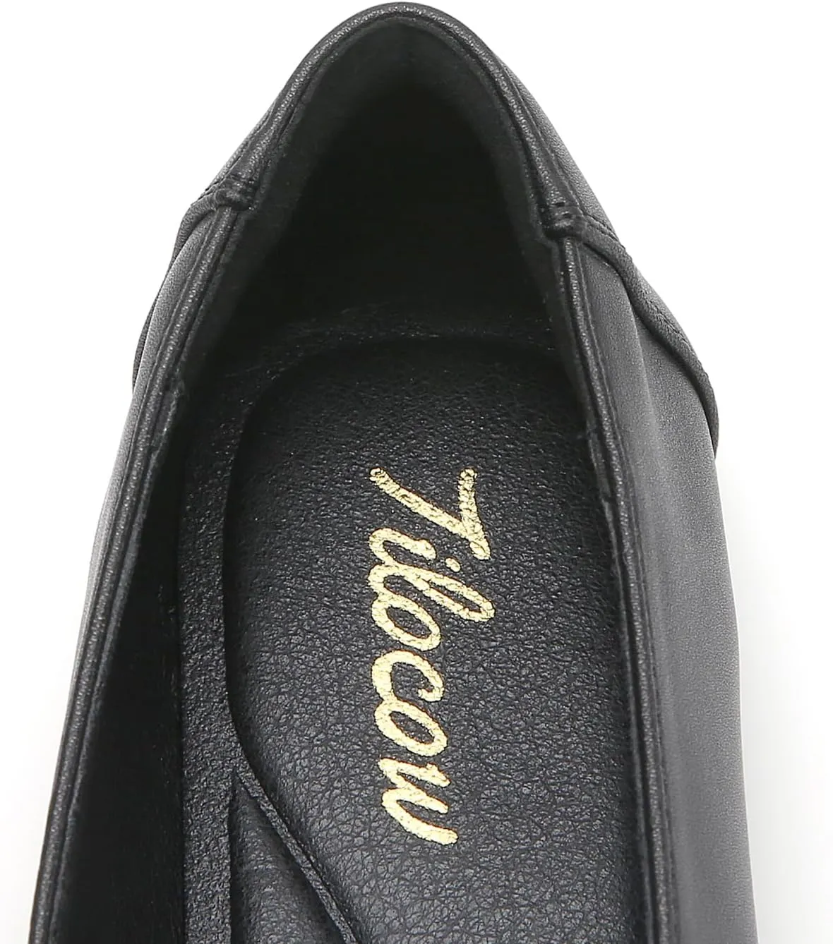 Tilocow Loafers for Womens Slip On Pointed Toe Flats Comfortable Fashion Work Business Casual Shoes