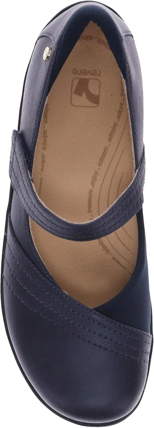 Timaru Women's Orthotic Bunion Friendly Mary Janes with Arch Support - Comfortable Leather Upper and Removable Footbed