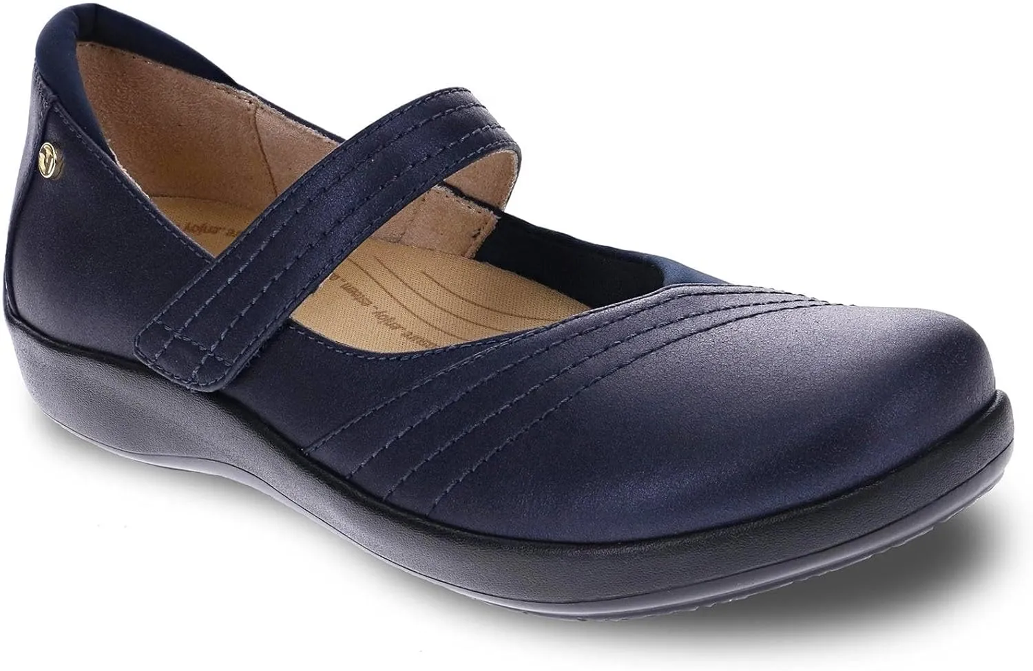 Timaru Women's Orthotic Bunion Friendly Mary Janes with Arch Support - Comfortable Leather Upper and Removable Footbed