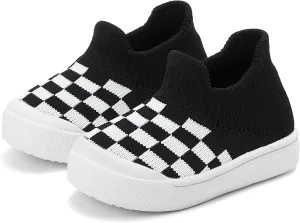 Tiny Explorings Sock Shoes | Anti-Slip Rubber Sole Baby Walking Socks | Soft-Soled First Walkers for Boys & Girls | Breathable Infant Home & Outdoor Shoes