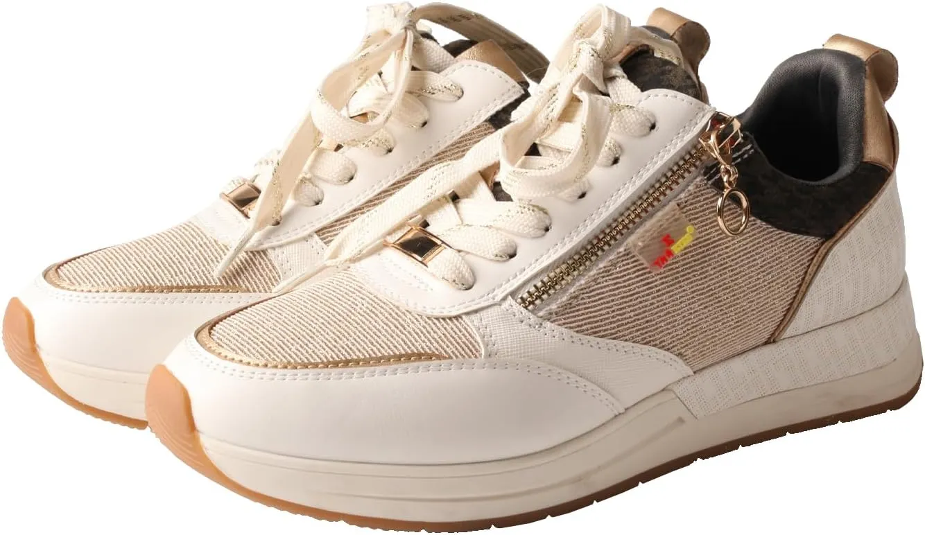 TMA EYES Women's Platform Breathable Fashion Sneakers with Arch Support