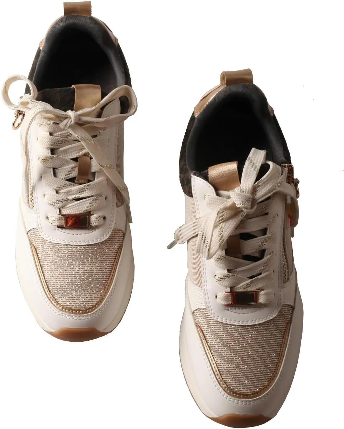 TMA EYES Women's Platform Breathable Fashion Sneakers with Arch Support