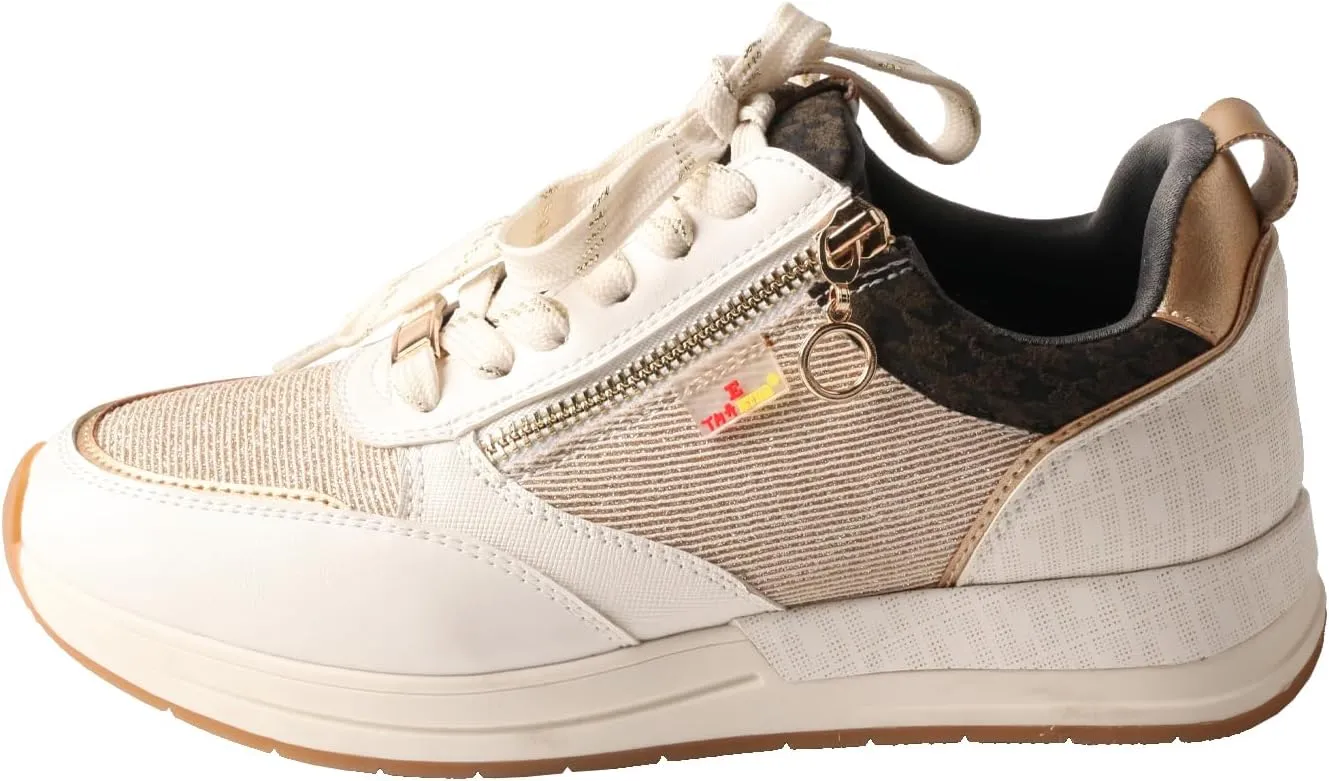 TMA EYES Women's Platform Breathable Fashion Sneakers with Arch Support