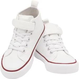 Toddler Canvas Shoes Girls High Top Sneakers Little Big Kids Boys Walking Cushioned Shoes Toddler 8-Big Kid 3
