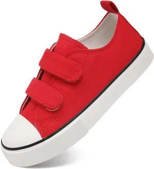 Toddler Canvas Shoes Girls High Top Sneakers Little Big Kids Boys Walking Cushioned Shoes Toddler 8-Big Kid 3