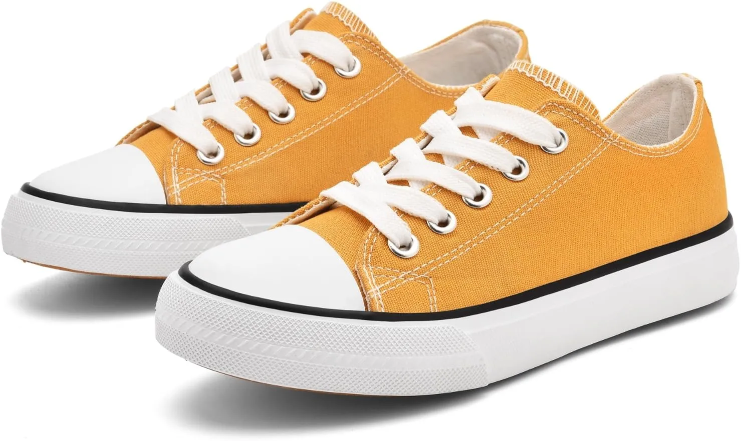 Toddler Canvas Sneakers, Non-Slip & Durable Sports Shoes for Boys & Girls, Cushioned, Breathable Kids Sneakers