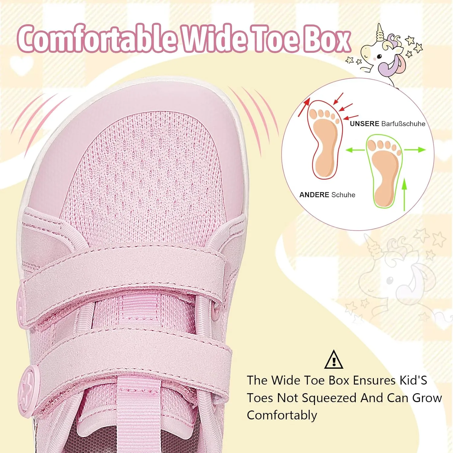 Toddler Shoes Boys Girls Kids Wide Toe Box Barefoot Shoes Breathable Zero Drop Non-Slip Sneakers for Toddler/Little Kid/Big Kid