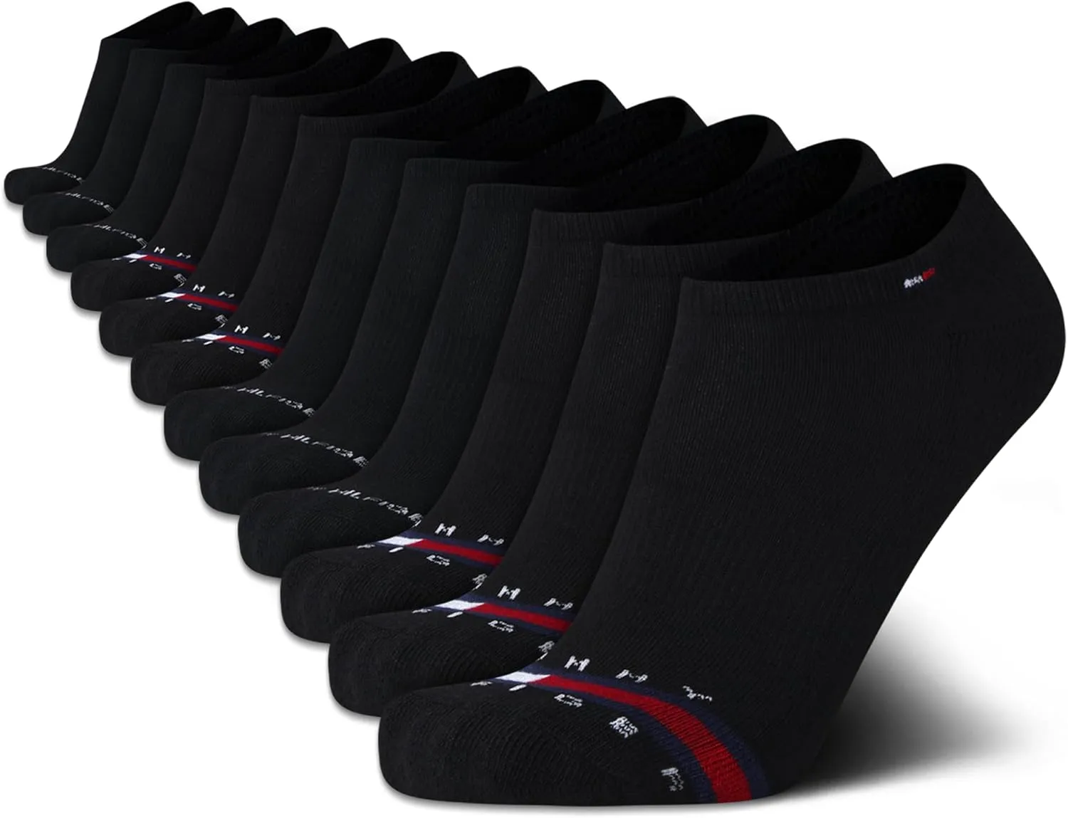 Tommy Hilfiger Men's Athletic Socks - Cushion No Show Socks (12 Pack)