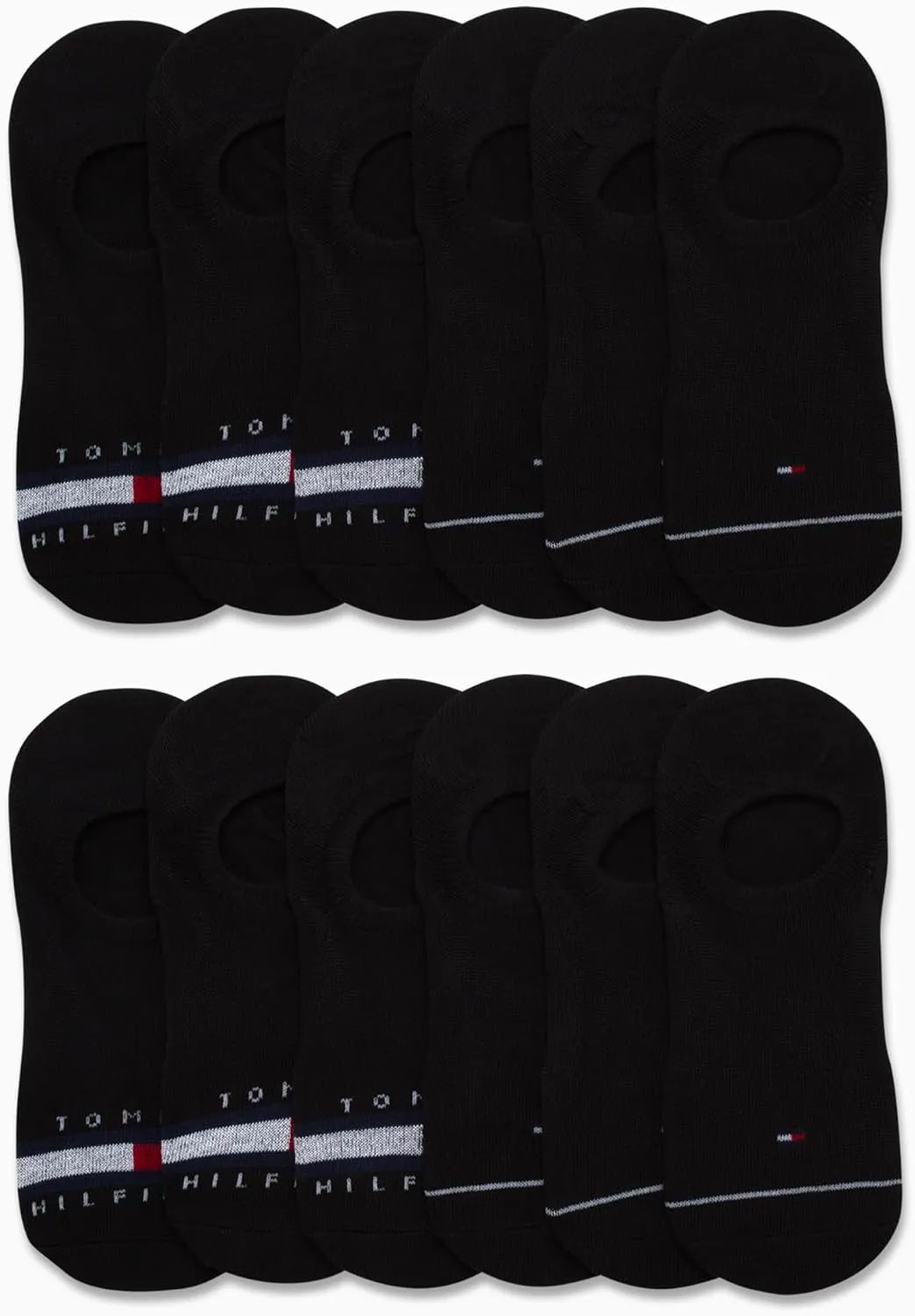 Tommy Hilfiger Men's Athletic Socks - Cushion No Show Socks (12 Pack)