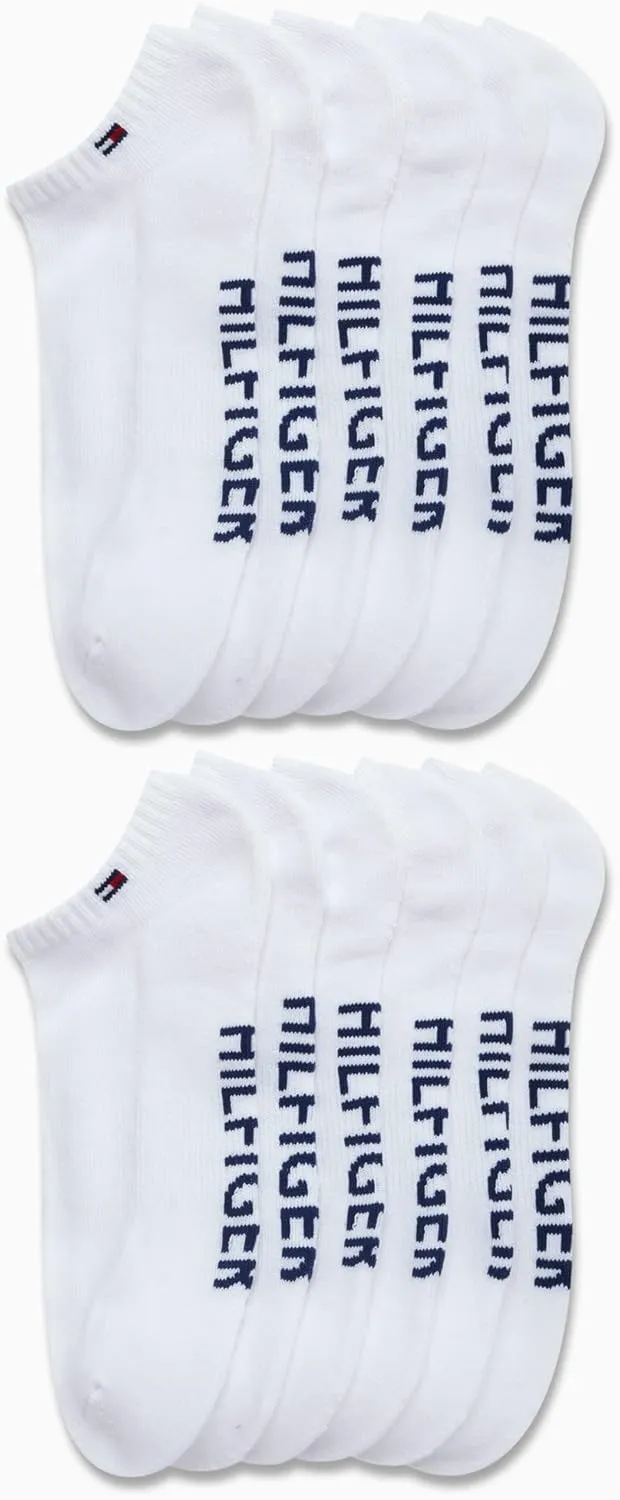 Tommy Hilfiger Men's Athletic Socks - Cushion No Show Socks (12 Pack)