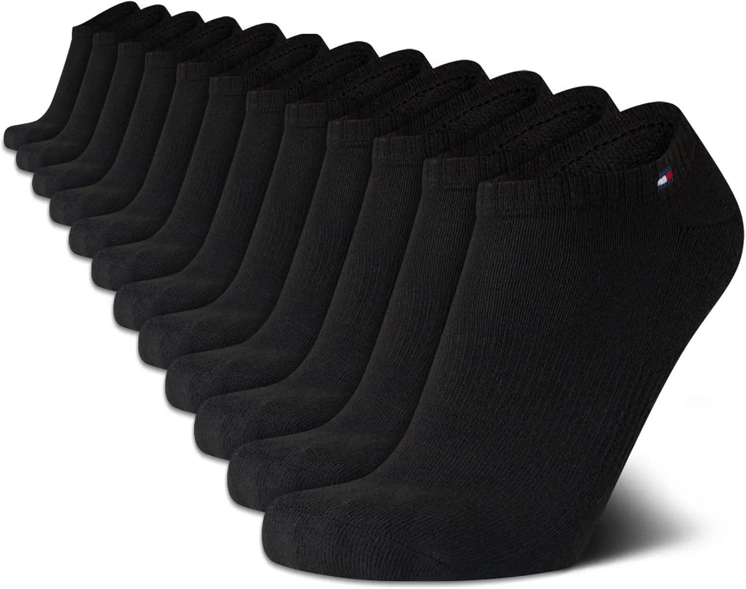Tommy Hilfiger Men's Athletic Socks - Cushion No Show Socks (12 Pack)