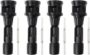 TRQ Ignition Coil Boot Set Compatible with 2006-2009 Ford Fusion Mercury Milan