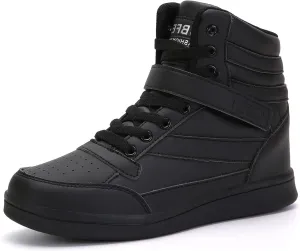 UBFEN Womens High Top Ankle Support Sneakers Vibrant Colour Hidden Wedge Heel Retro 80s Tennis Shoes for Girls Cosplay Removable Insole Backpacking Boots