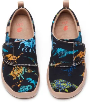 UIN Kid's Casual Slip-on Canvas Loafers Boys Girls Shoes Fashion Sneakers Funny Painted Travel Shoes