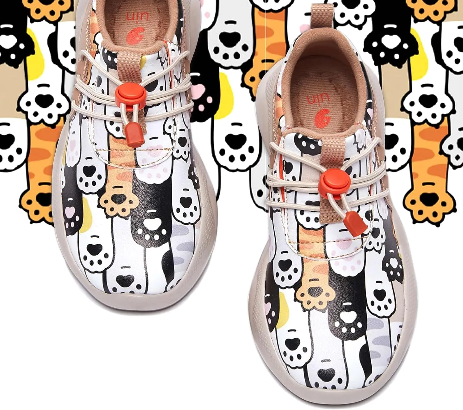 UIN Kid's Fashion Sneakers Lightweight Casual Comfortable Boys Girls Funny Painted Travel Shoes Mijas