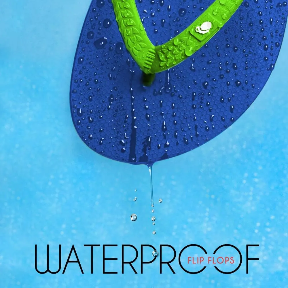 Ultra Soft Comfortable Natural Rubber Summer Beach Flip Flops For Women