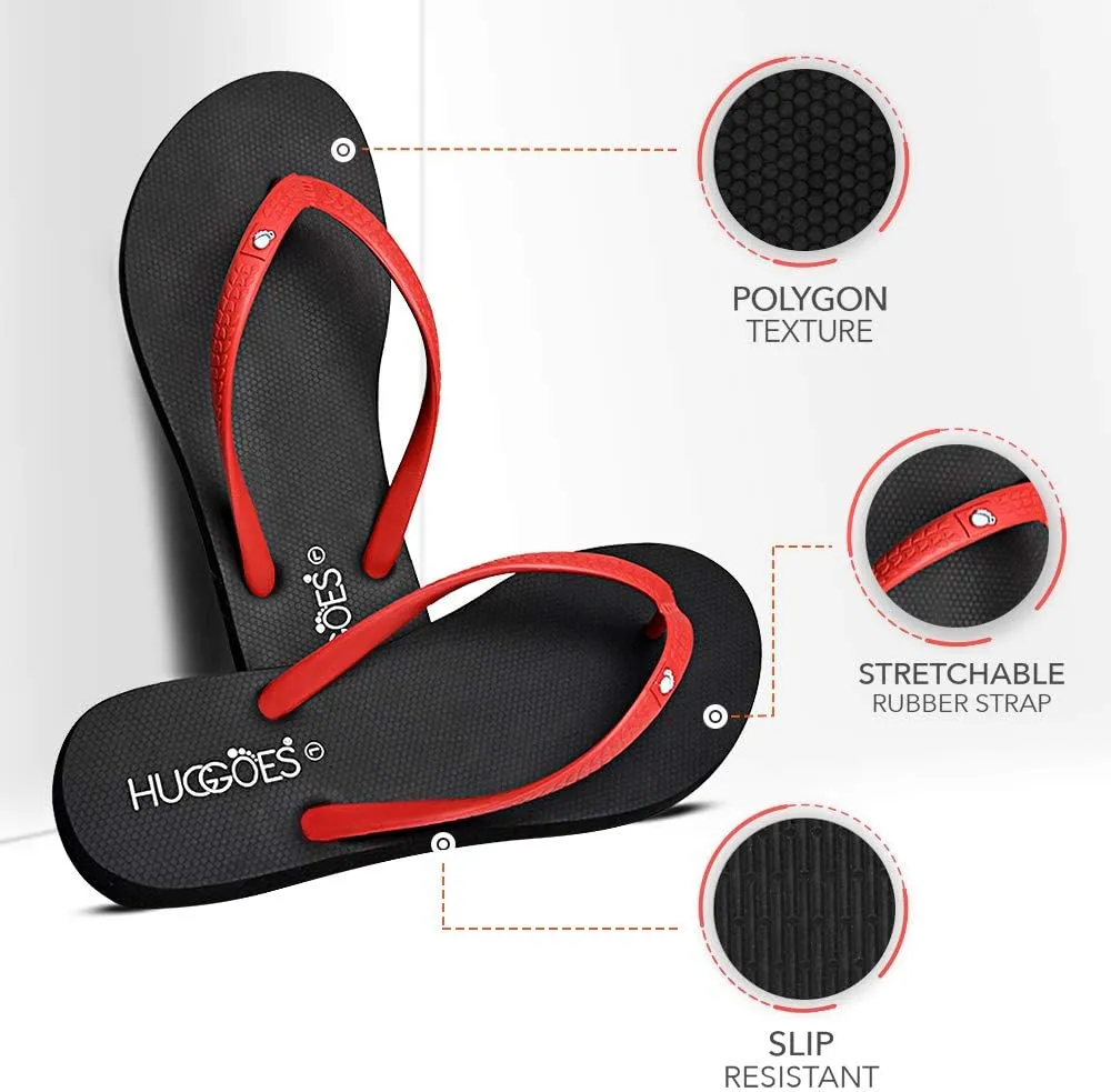 Ultra Soft Comfortable Natural Rubber Summer Beach Flip Flops For Women