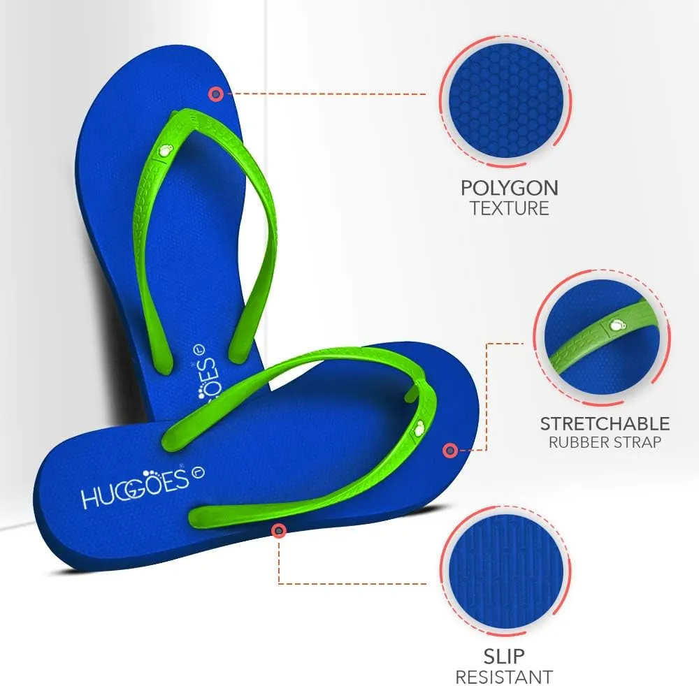 Ultra Soft Comfortable Natural Rubber Summer Beach Flip Flops For Women