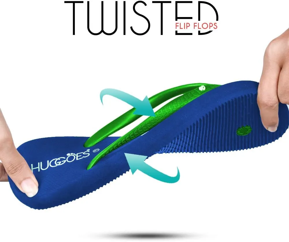 Ultra Soft Comfortable Natural Rubber Summer Beach Flip Flops For Women