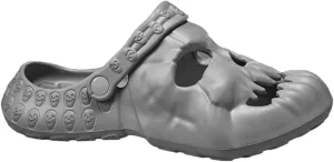 Unisex Comfortable Lightweight Clogs Skull Slippers Goth Sandals for Men and Women Slip-on Yard Garden Shoes Skull Slides Mules Summer Beach Sandals