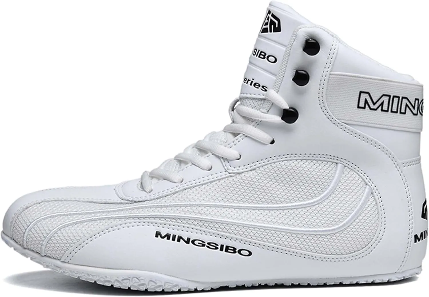 Usoway Men's Professional Boxing Shoes Non-Slip Wrestling Shoes Women's Lightweight Boxing Wrestling Training Shoes Adult Fitness Sports Shoes Fighting Weightlifting Multifunctional Shoes