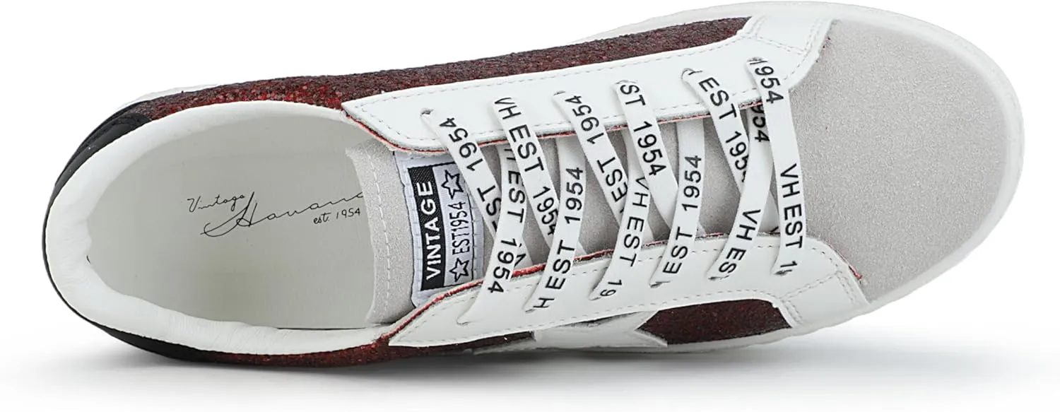 VINTAGE HAVANA Women’s Fashion Sneakers | Casual Lace up Low Top Tennis Shoes | Cute Trendy Dressy Sneakers