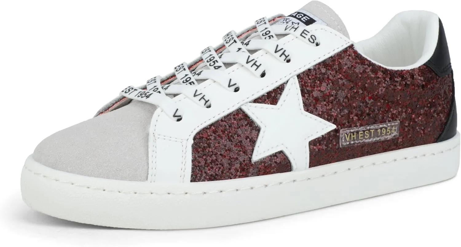 VINTAGE HAVANA Women’s Fashion Sneakers | Casual Lace up Low Top Tennis Shoes | Cute Trendy Dressy Sneakers