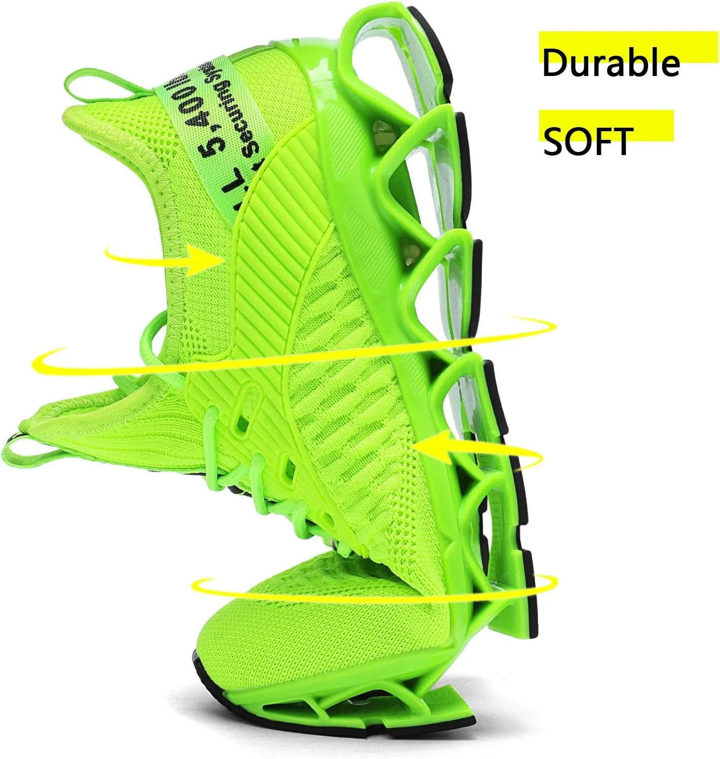 Vooncosir Women's Running Shoes Comfortable Fashion Non Slip Blade Sneakers Work Tennis Walking Sport Athletic Shoes