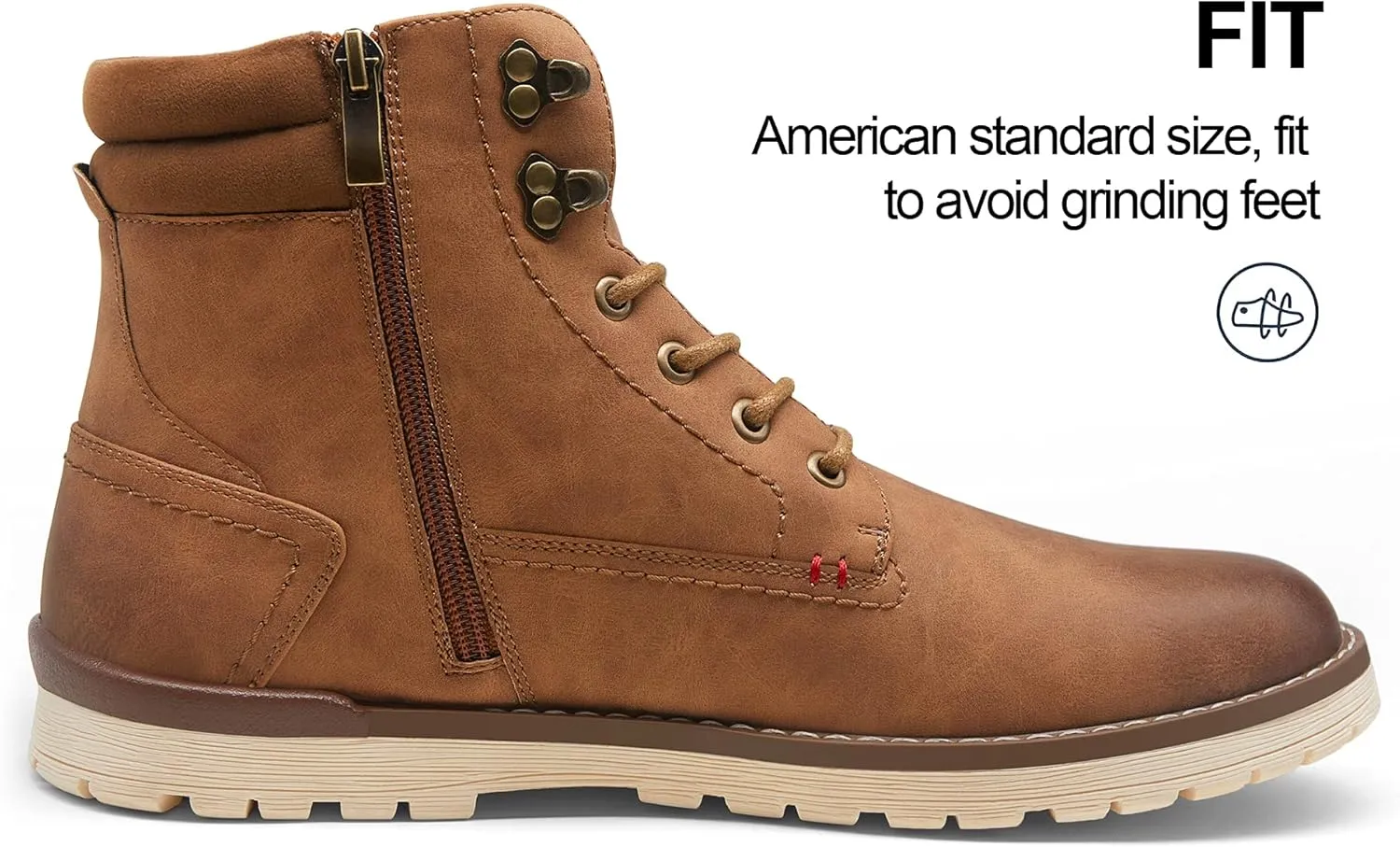 Vostey Men's Hiking Boots Waterproof Casual Chukka Boots for Men