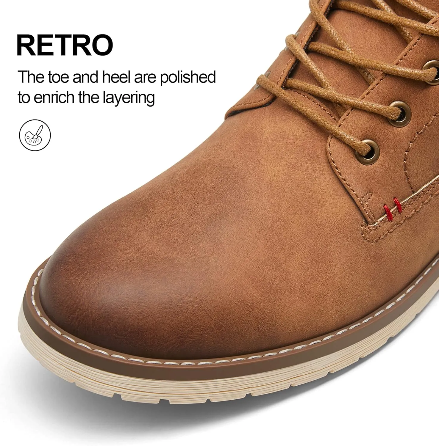 Vostey Men's Hiking Boots Waterproof Casual Chukka Boots for Men