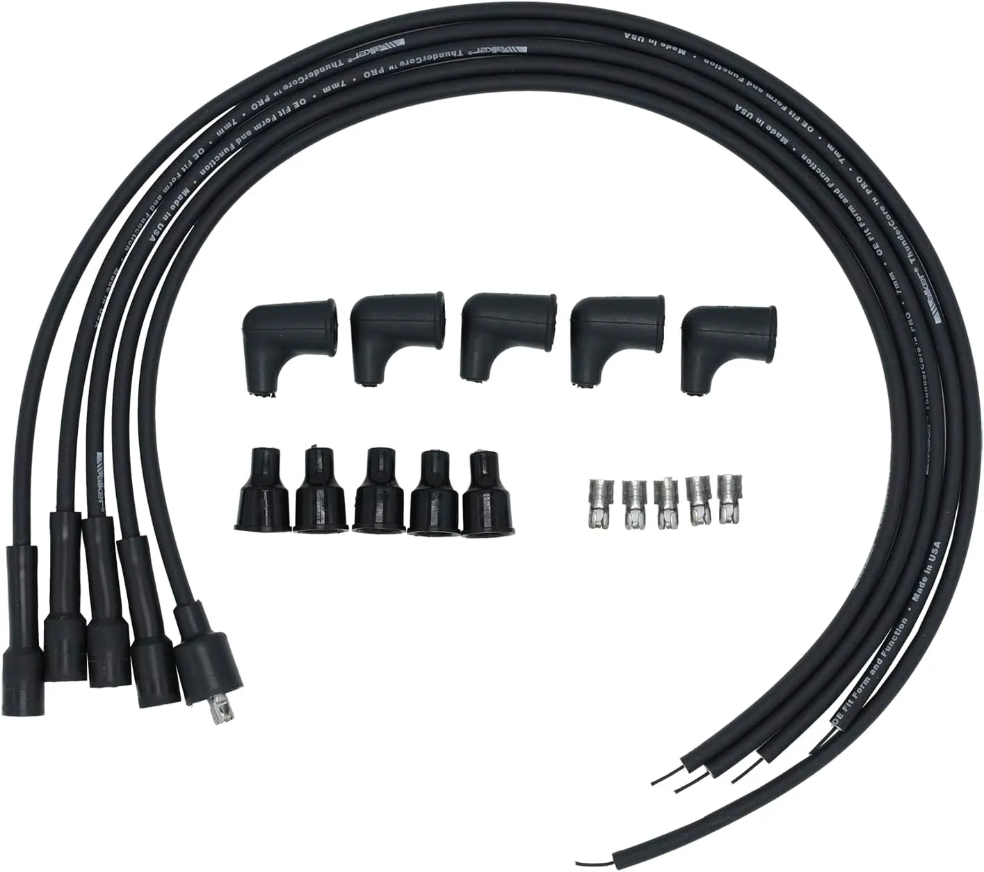 Walker Products ThunderCore PRO Premium Spark Plug Wire Set 924-1550