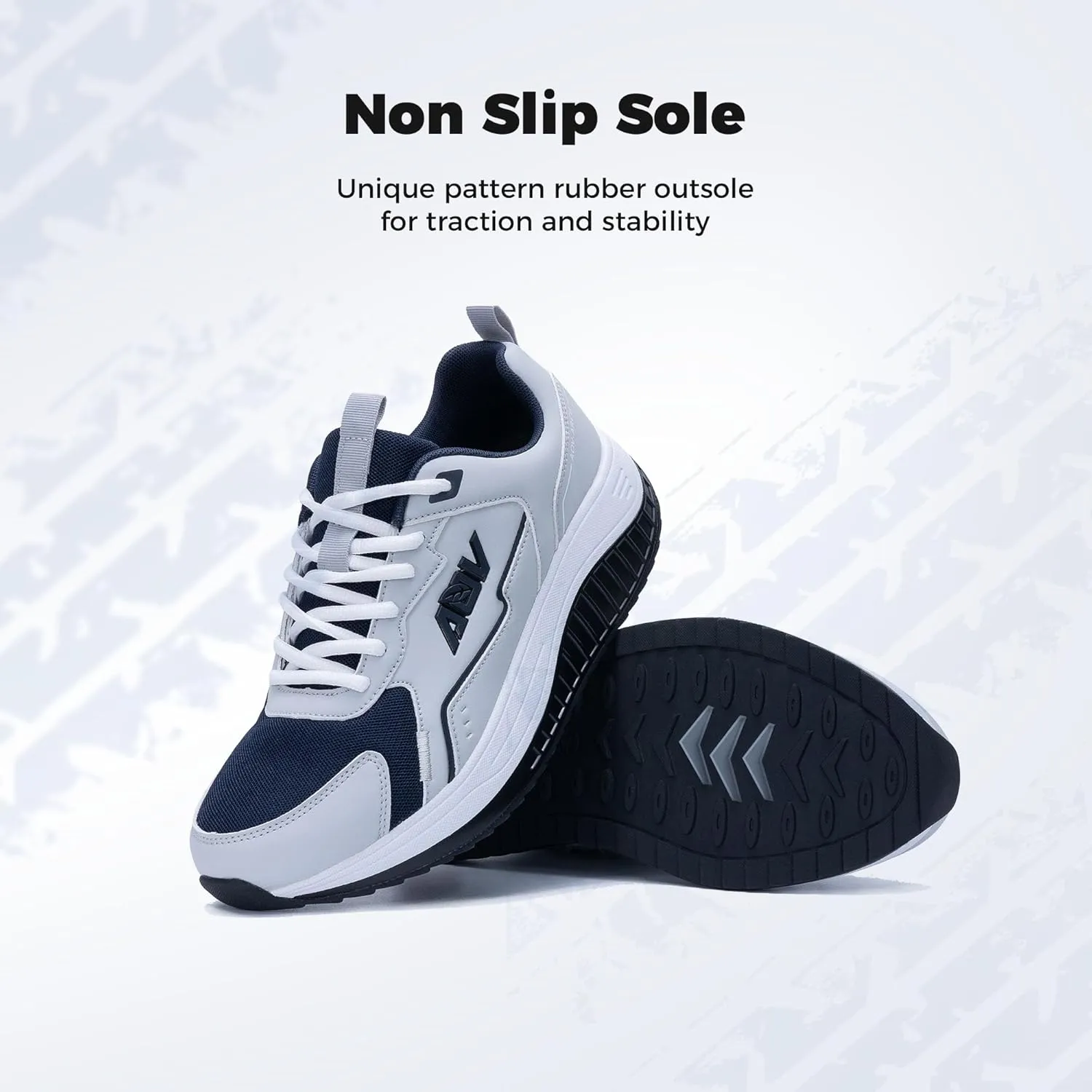 Walking Shoes for Men Arch Support Plantar Fasciitis Shoes Orthotic Tennis Sneakers for Foot Pain Relief