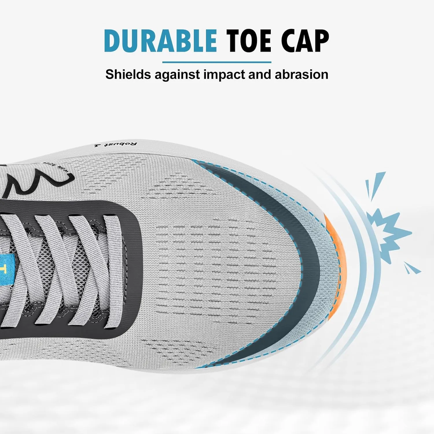Walking Shoes Mens for Plantar Fasciitis, Orthopedic Shoes for Men with Arch Support, Non-Slip Orthotic Shoes for Heel Pain Relief